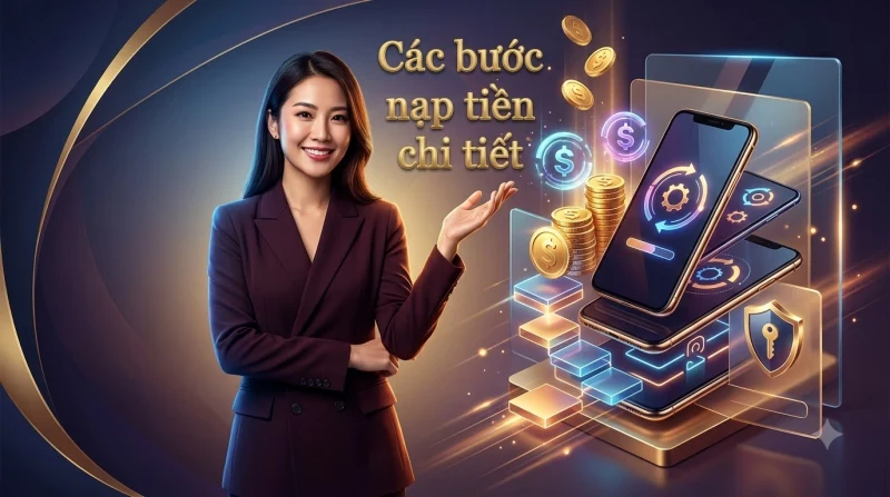 Các bước nạp tiền i9bet chi tiết trên điện thoại