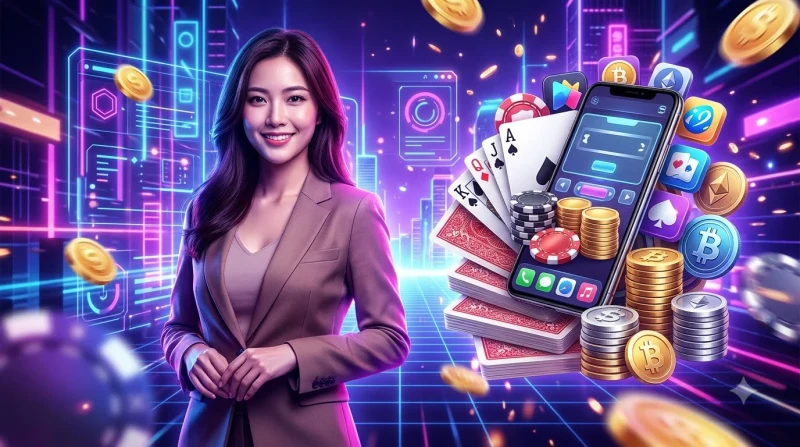 Cúp vàng và phần thưởng tượng trưng cho lợi ích vượt trội của Phỏm i9bet