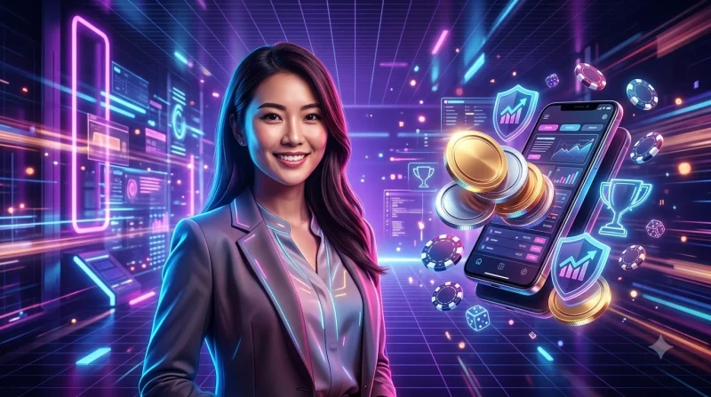 Hình ảnh minh họa giấy phép hoạt động i9bet với con dấu vàng và biểu tượng bảo mật