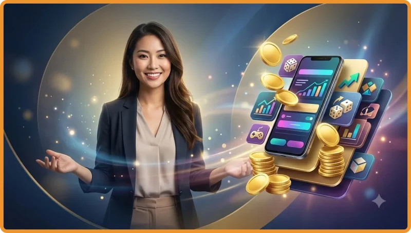 Nền tảng i9bet với điện thoại và chip vàng
