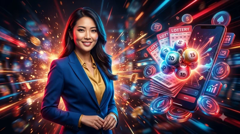 Người chơi đang trải nghiệm xổ số trực tuyến i9bet trên điện thoại