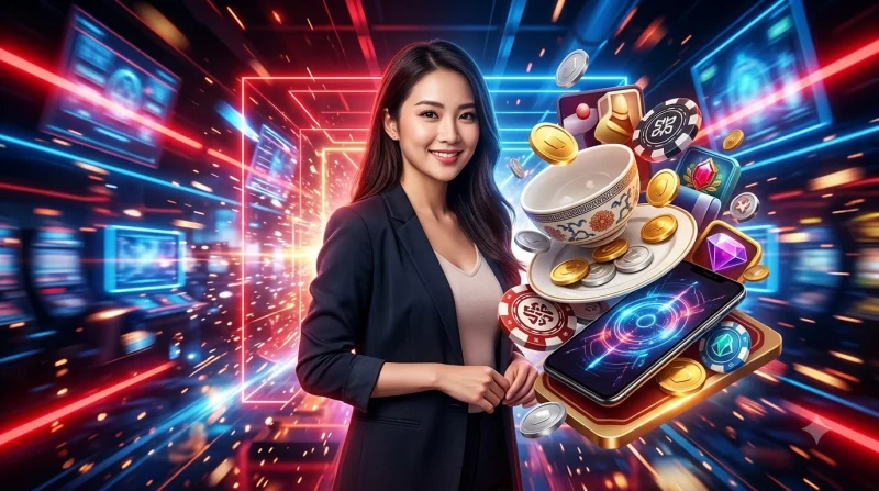 Người chơi dùng điện thoại chơi xóc đĩa online tại i9bet với biểu tượng bảo mật