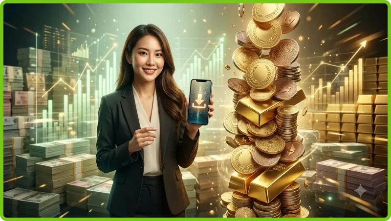 Ứng dụng i9bet trên điện thoại với biểu tượng cá cược